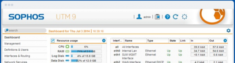 Firewall Sophos UTM - Sécurité Informatique - CNIE